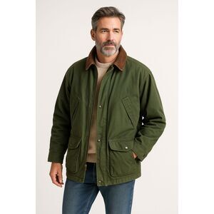 Vintage 90s Eddie Bauer 2-in-1‎ Down Hunting Jacket Men XXL Tall Green